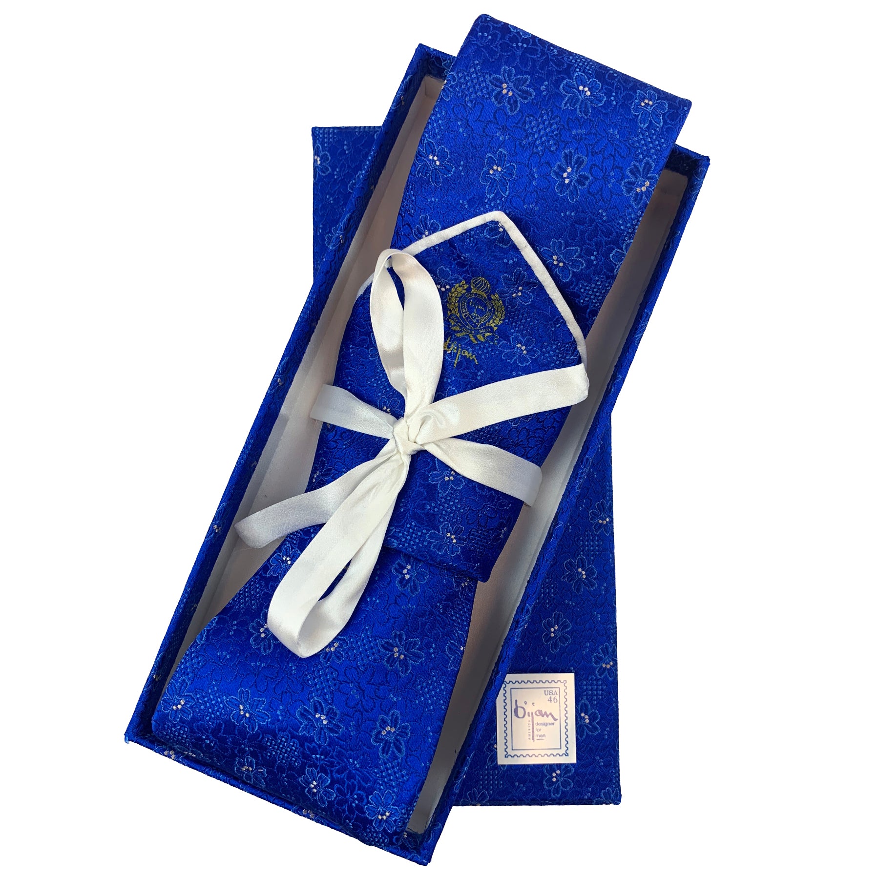 Bijan Pure Silk Tie Set House of Bijan