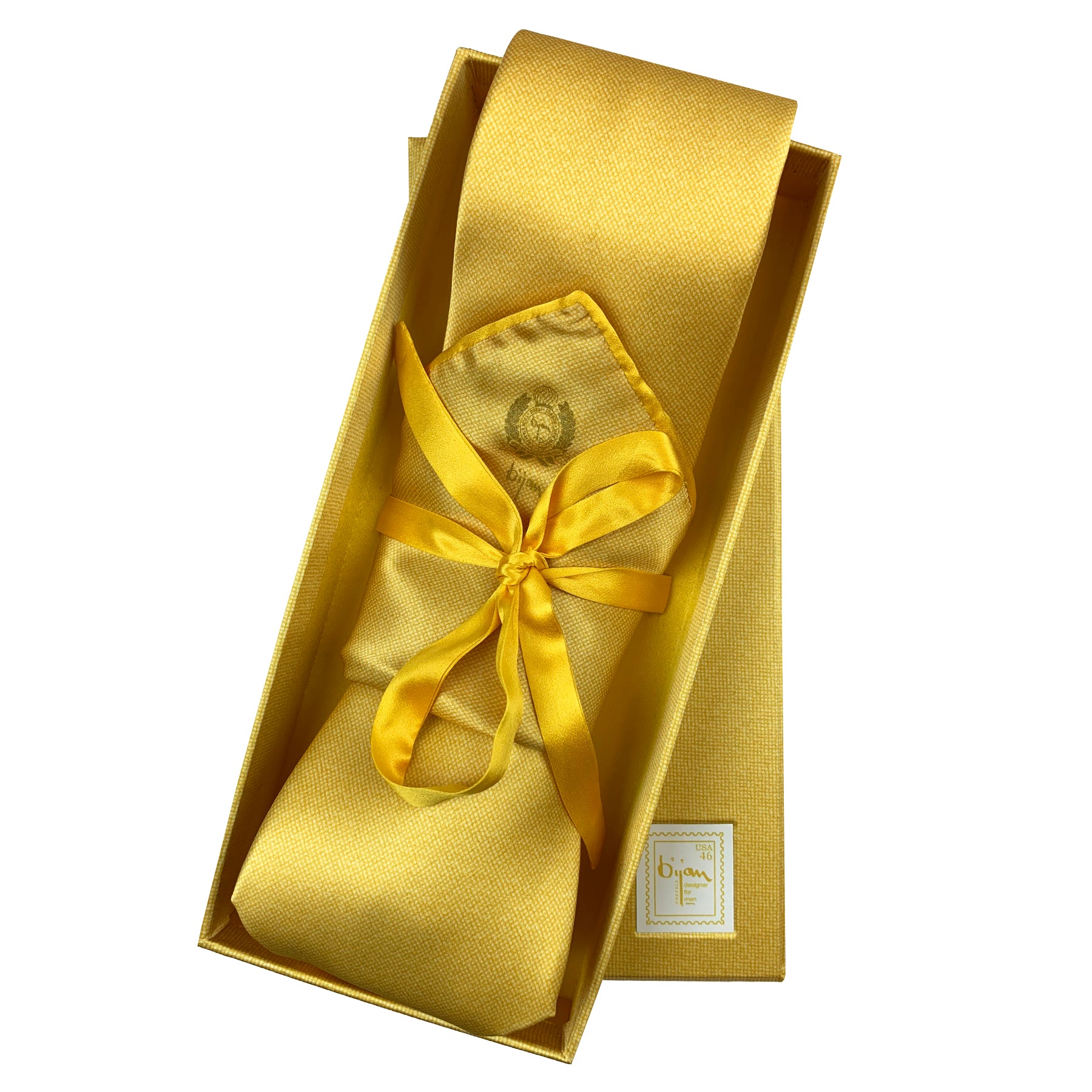 Bijan Pure Silk Tie Set House of Bijan