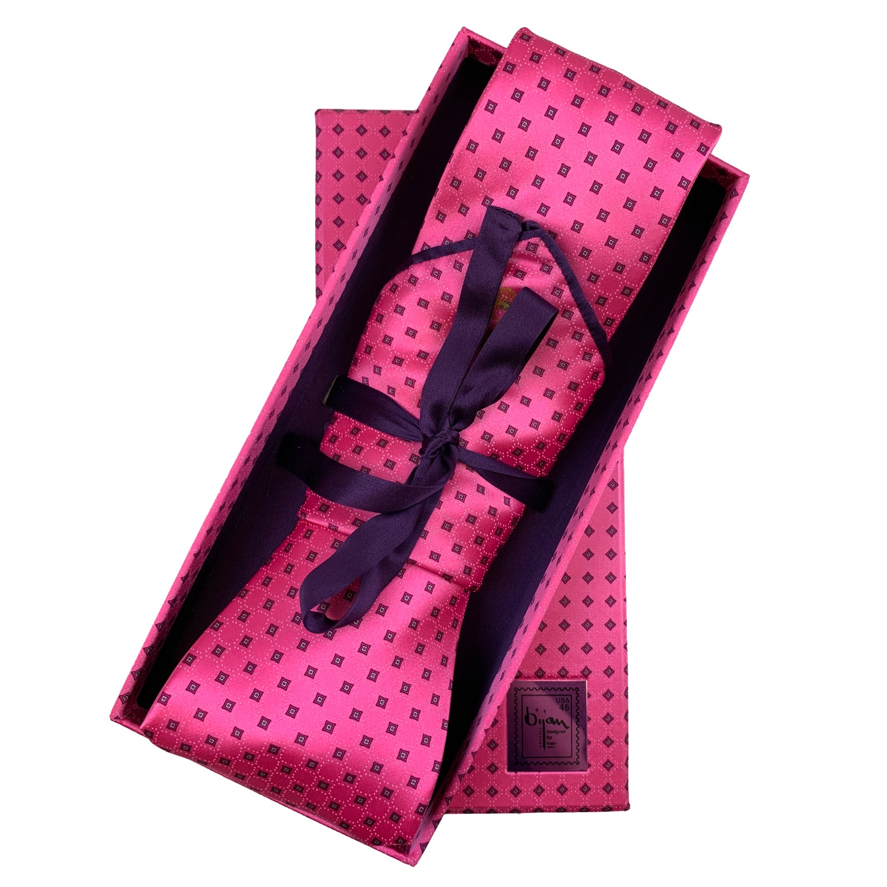 Bijan Pure Silk Tie Set House of Bijan