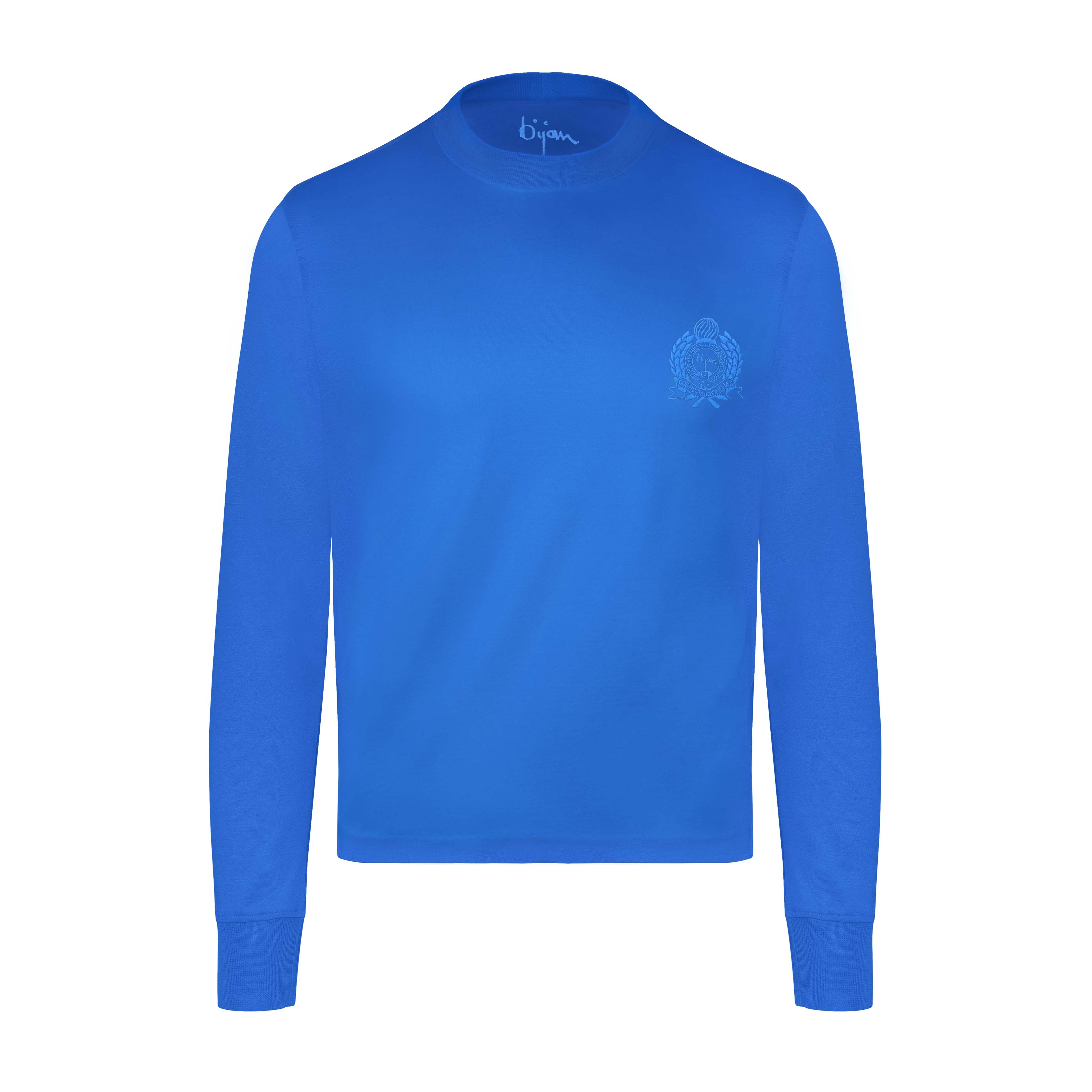 French Blue Long Sleeve TShirt House of Bijan