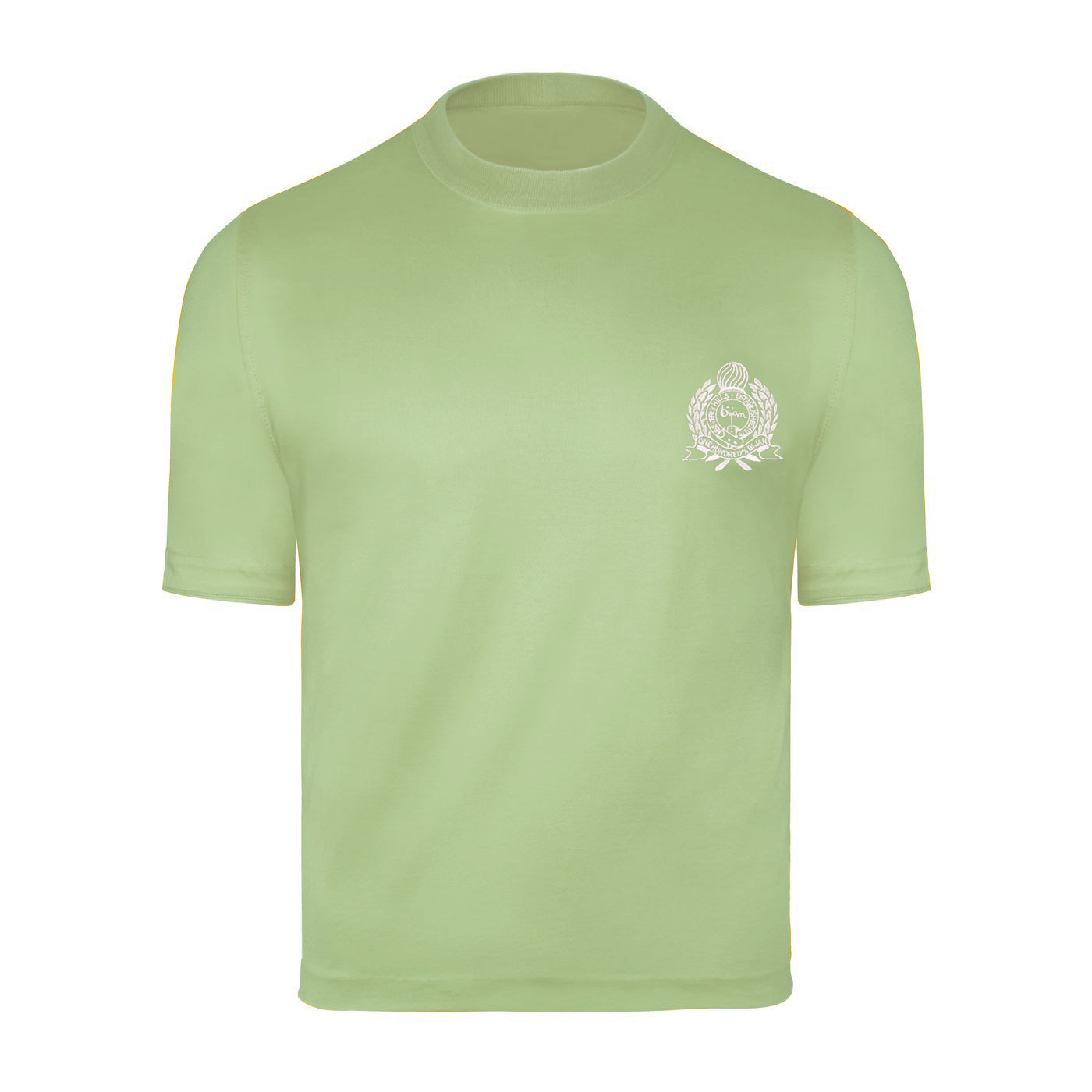 レビュー高評価商品 Green with Bijan of House – T-Shirt Sleeve Short Crest White トップス