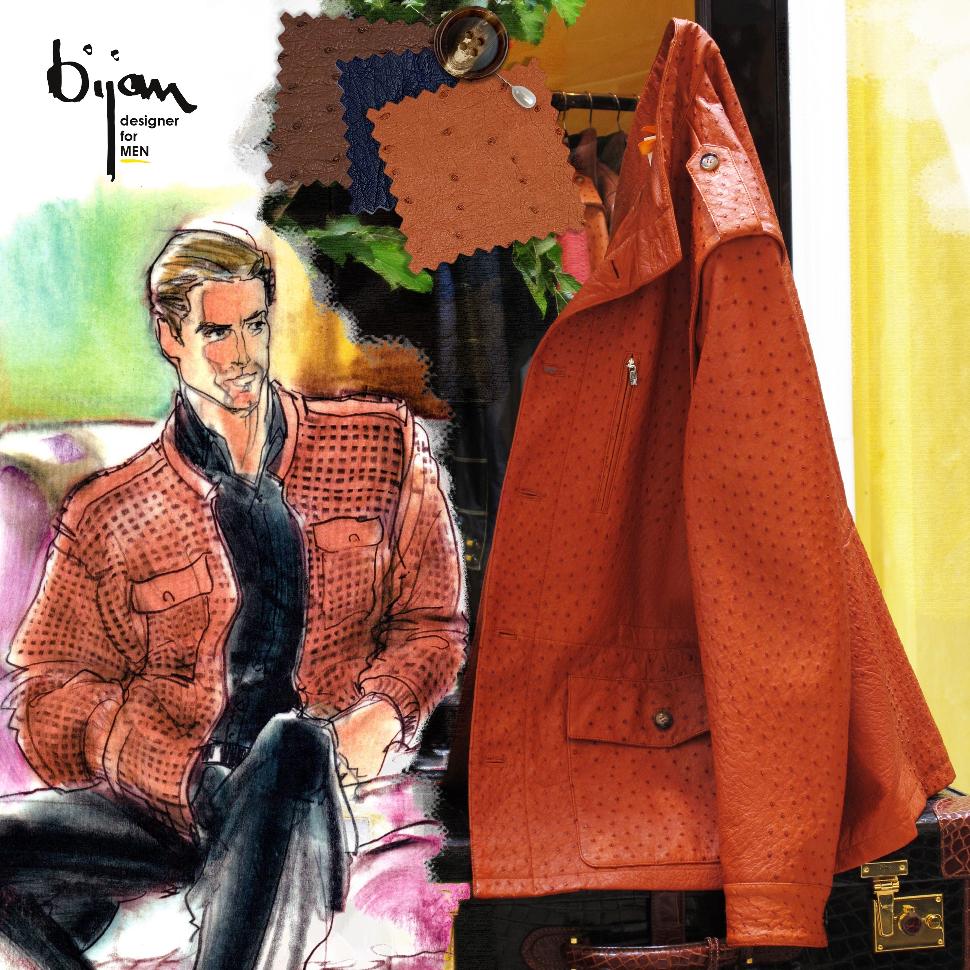 Special Order Leather Jacket House of Bijan