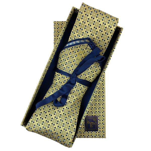 Bijan Pure Silk Tie Set