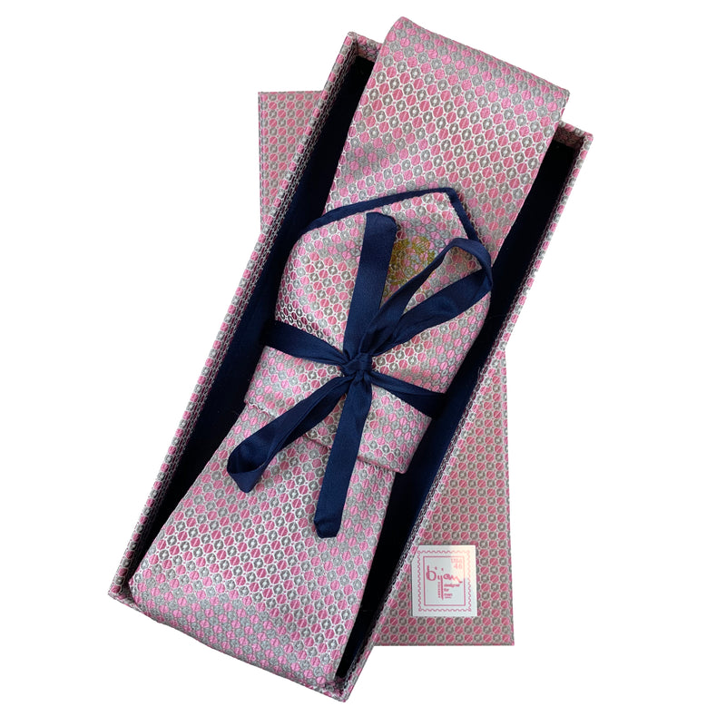 Bijan Pure Silk Tie Set