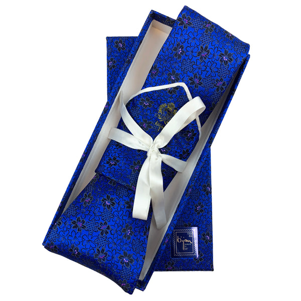 Bijan Pure Silk Tie Set