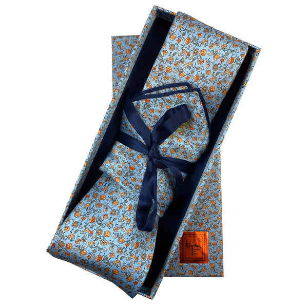 Bijan Pure Silk Tie Set