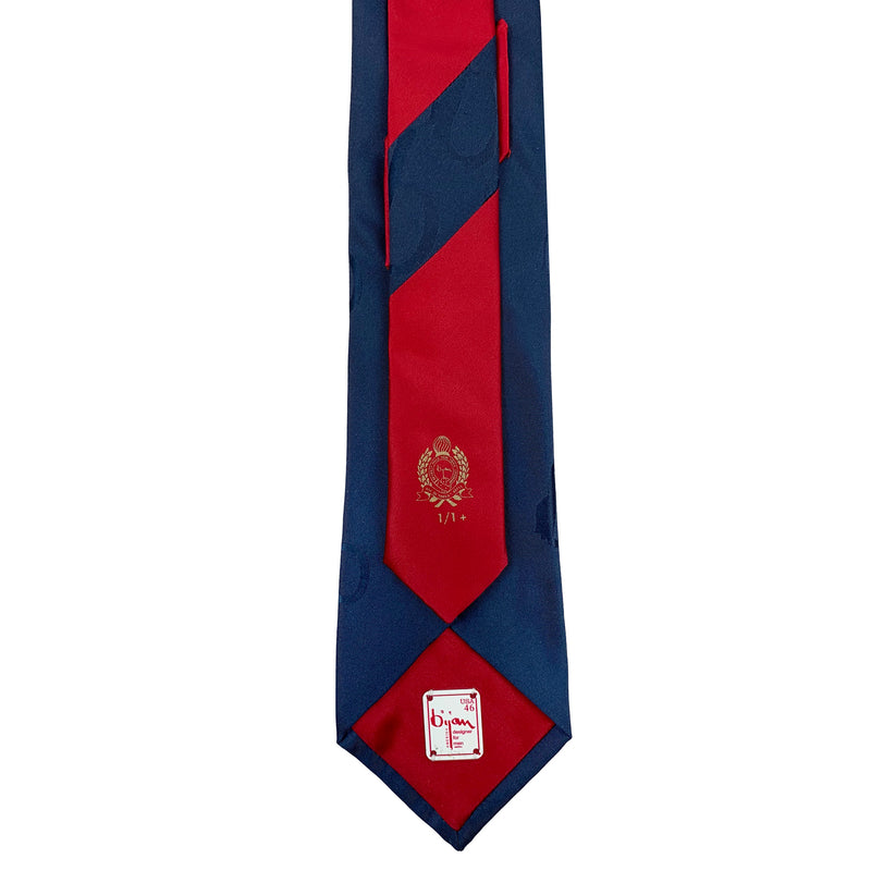 Limited Edition Special Silk Jacquard Bijan "b" Tie Set