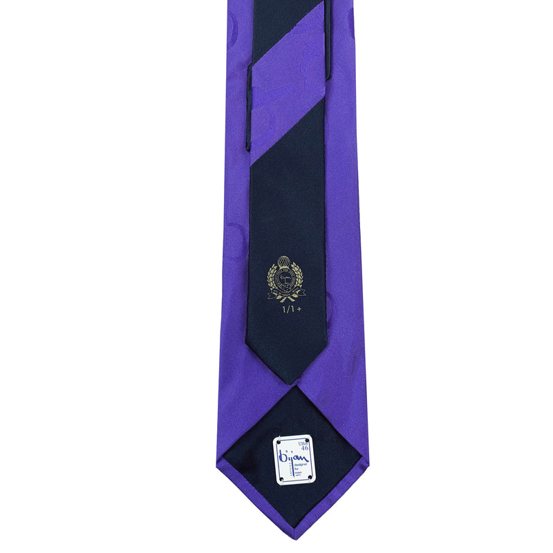 Limited Edition Special Silk Jacquard Bijan "b" Tie Set