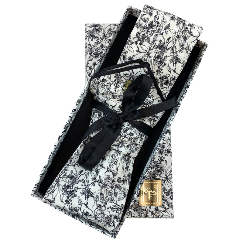 Bijan Pure Silk Tie Set