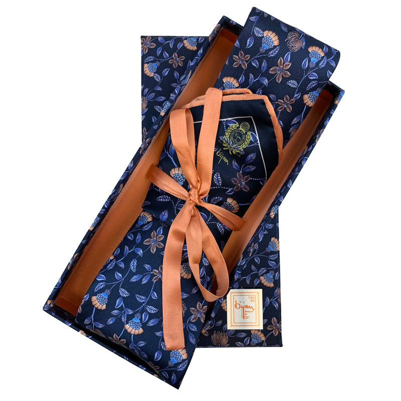 Bijan Pure Silk Tie Set
