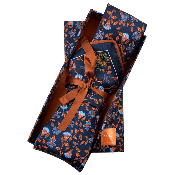 Bijan Pure Silk Tie Set