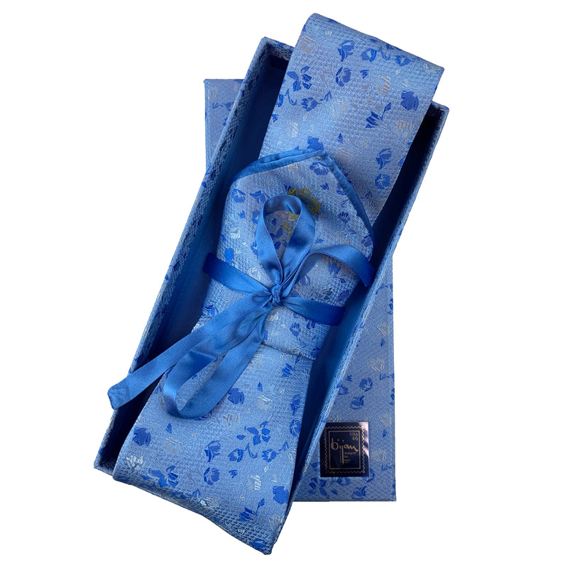Bijan Pure Silk Tie Set