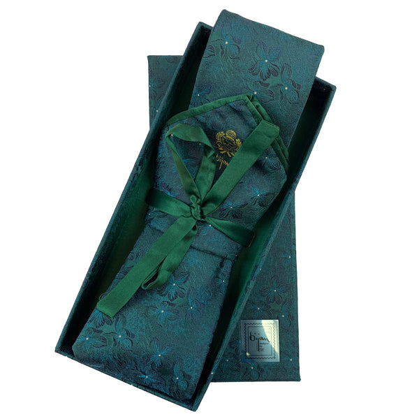 Bijan Pure Silk Tie Set