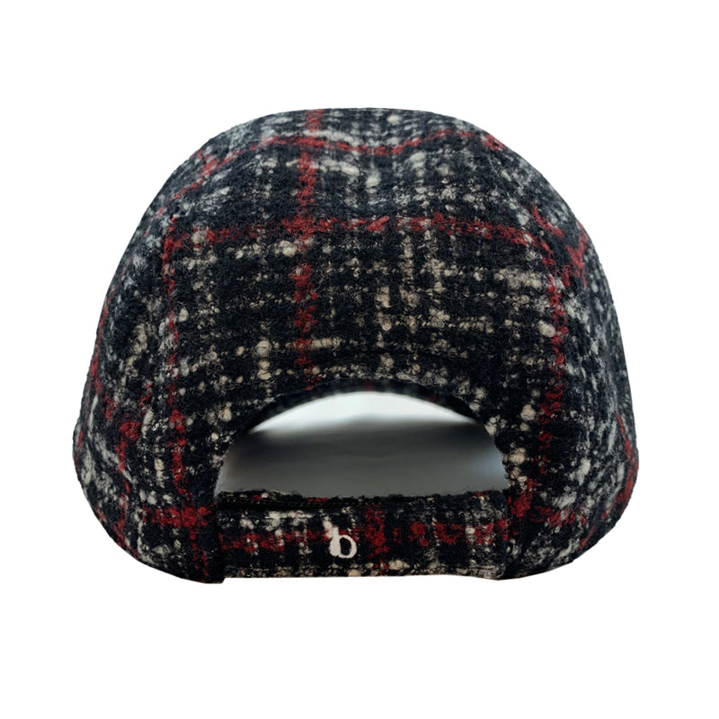 Multi Plaid Cashmere Cap