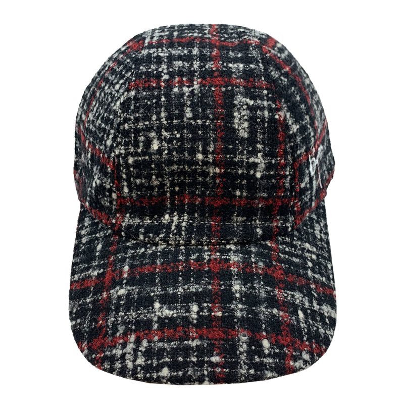 Multi Plaid Cashmere Cap