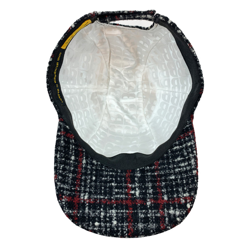 Multi Plaid Cashmere Cap