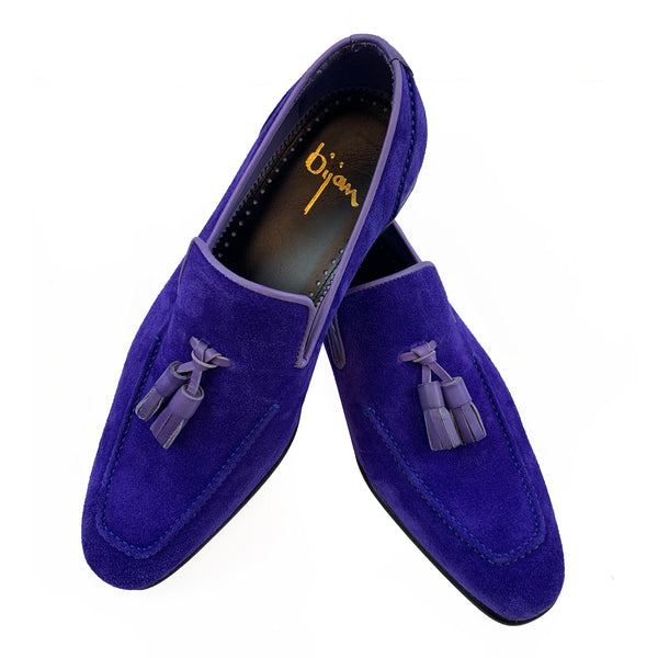 Purple Suede Shoes – House of Bijan