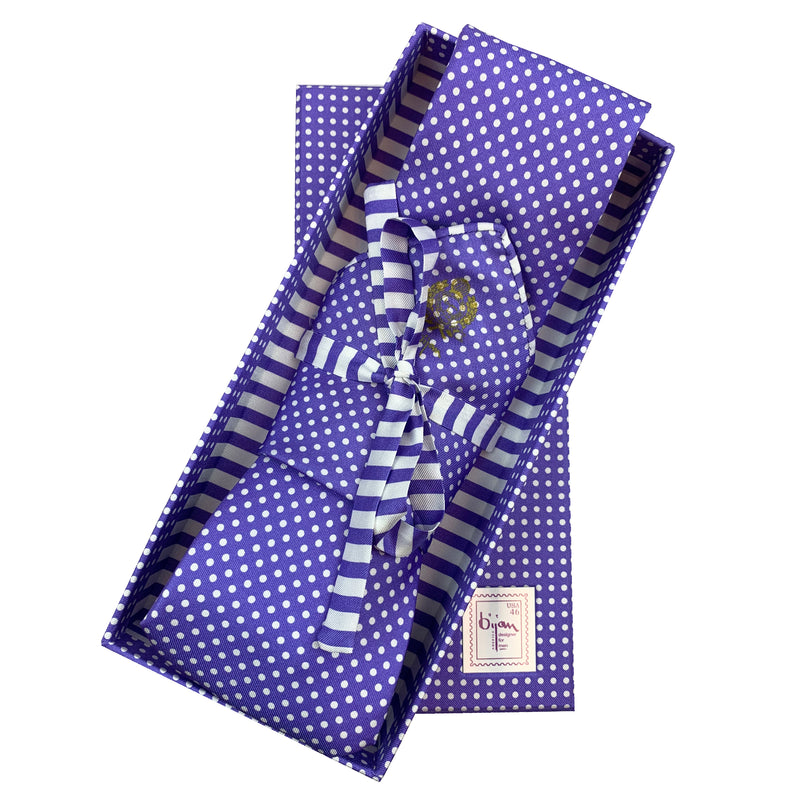 Bijan Pure Silk Tie Set