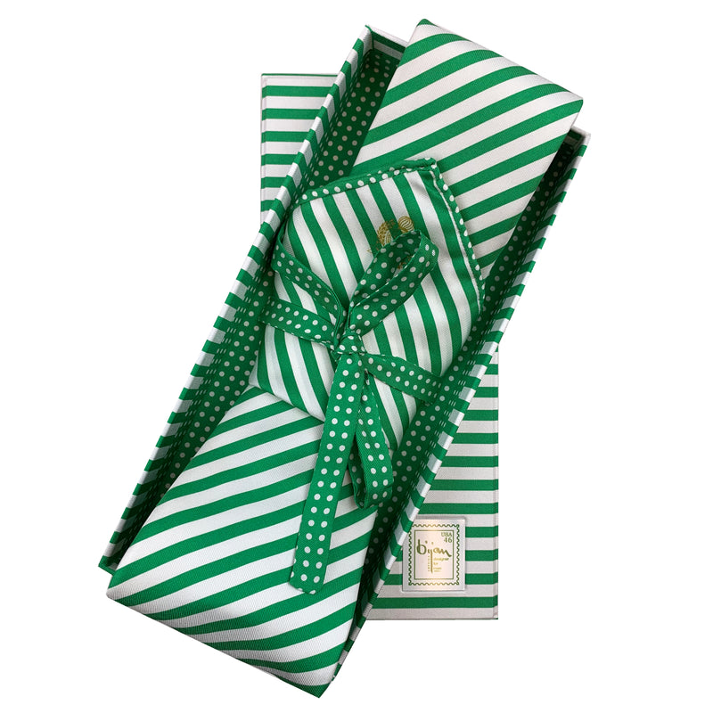 Bijan Pure Silk Tie Set