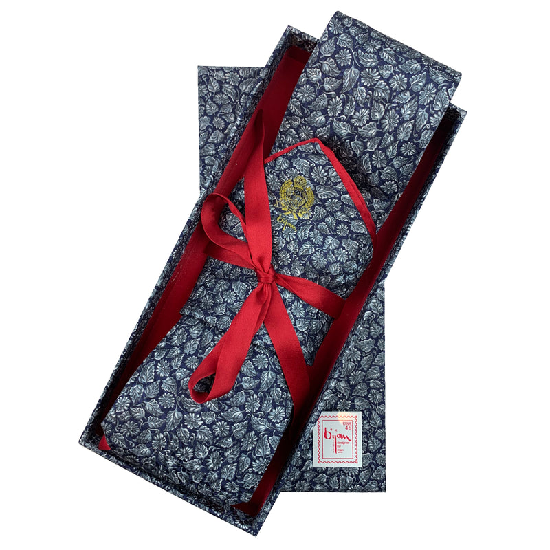 Bijan Pure Silk Tie Set