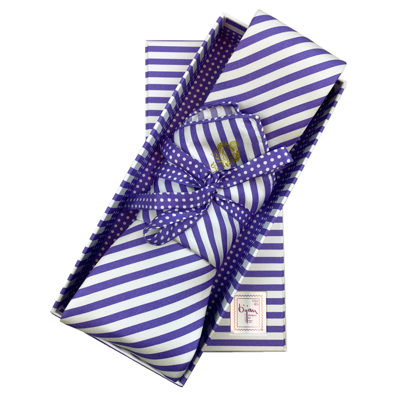 Bijan Pure Silk Tie Set