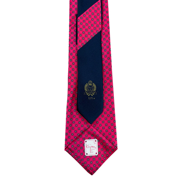 Bijan Pink Pure Silk Tie Set
