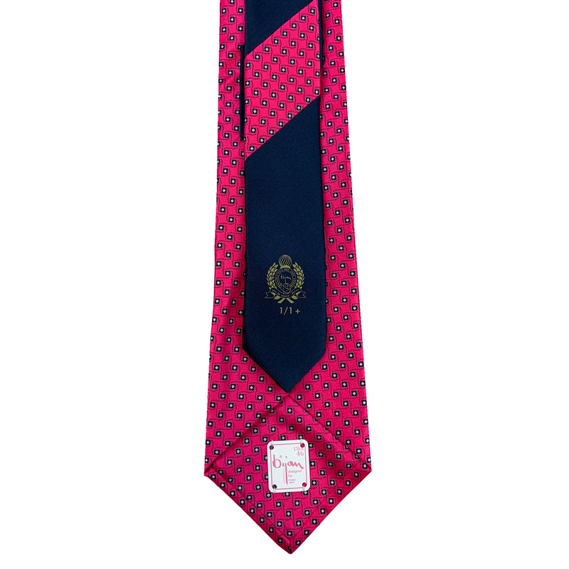 Bijan Pink Pure Silk Tie Set