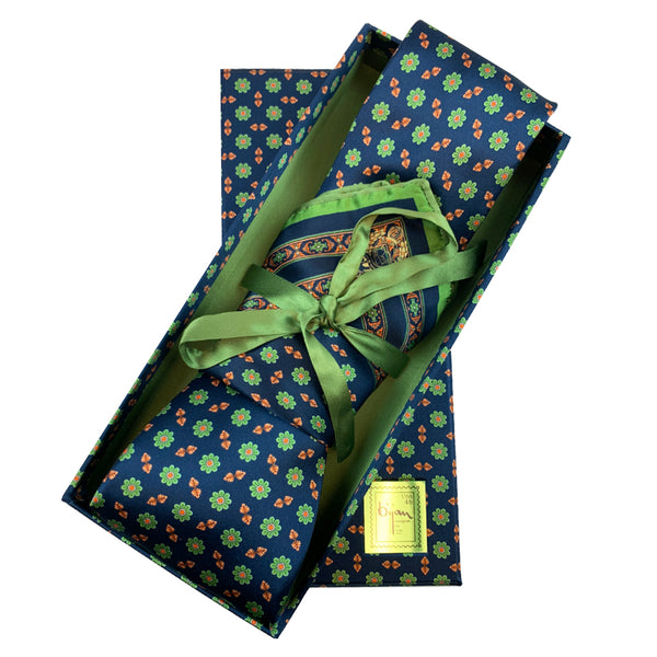 Bijan Pure Silk Tie Set