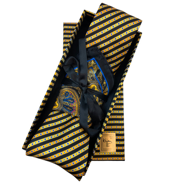 Bijan Pure Silk Tie Set
