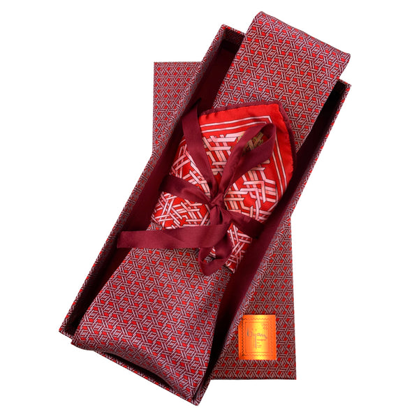 Bijan Pure Silk Tie Set