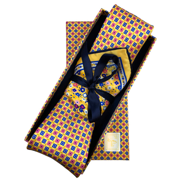 Bijan Pure Silk Tie Set