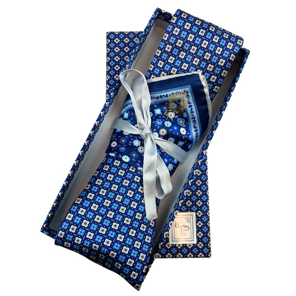 Bijan Pure Silk Tie Set