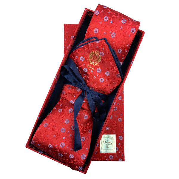 Bijan Pure Silk Tie Set