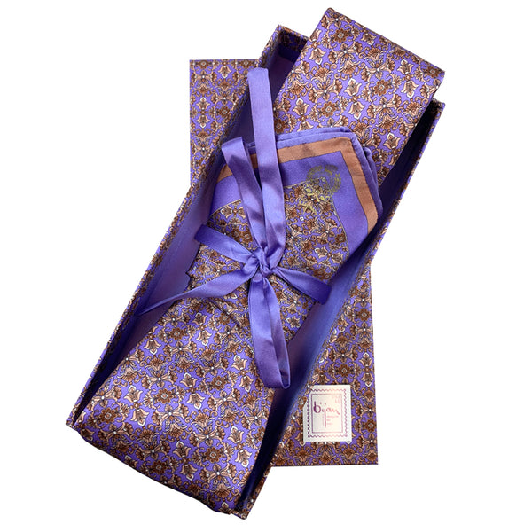 Bijan Pure Silk Tie Set