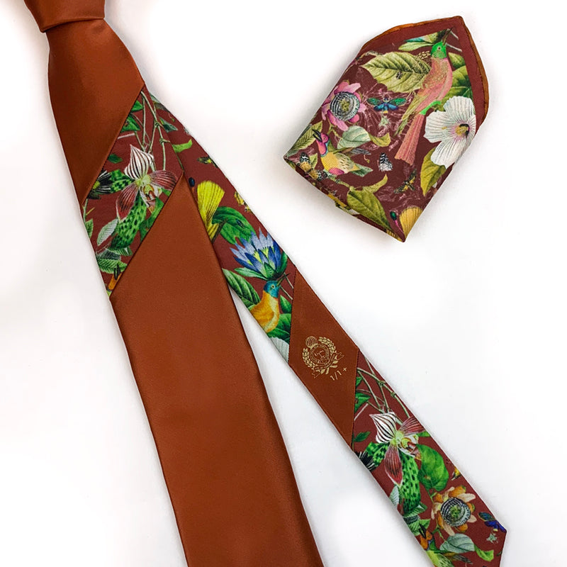 Bijan Pure Silk Tie Set