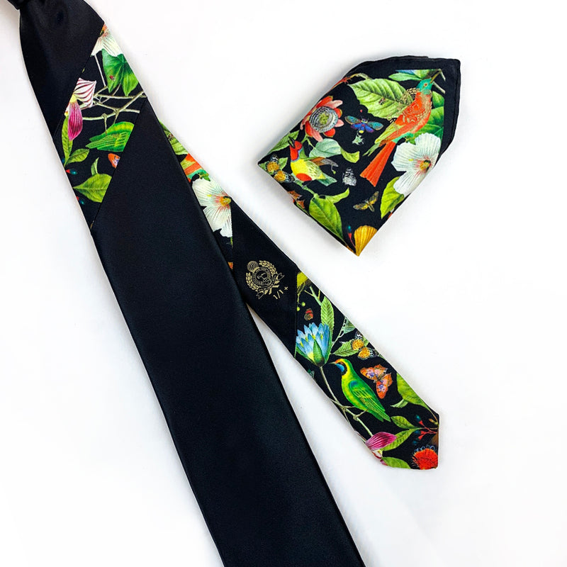 Bijan Pure Silk Tie Set