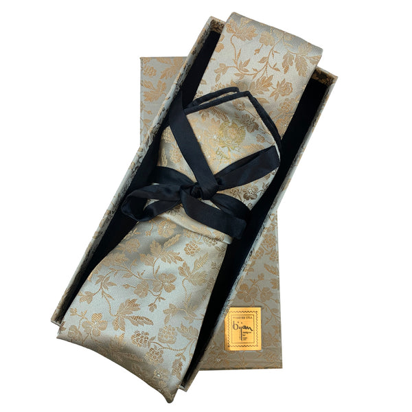 Bijan Pure Silk Tie Set