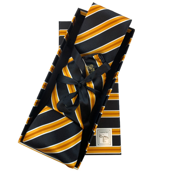 Bijan Pure Silk Tie Set
