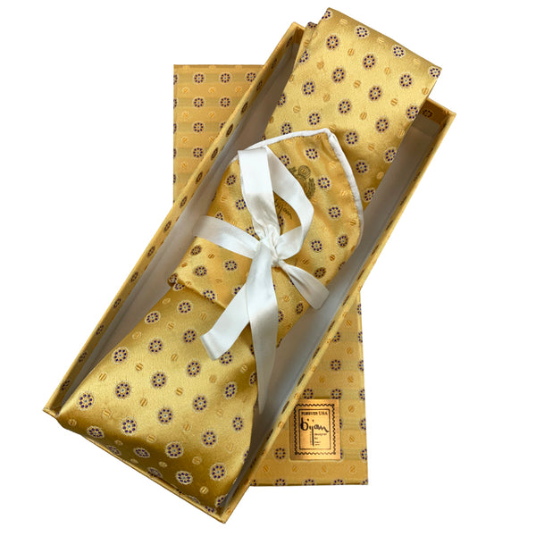 Bijan Pure Silk Tie Set