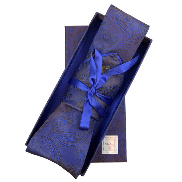 Bijan Pure Silk Tie Set