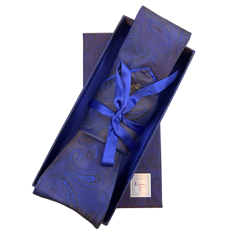 Bijan Pure Silk Tie Set