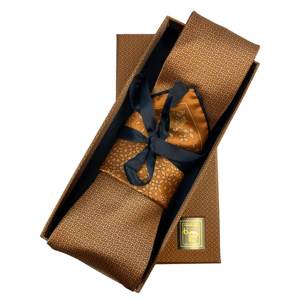Bijan Pure Silk Tie Set