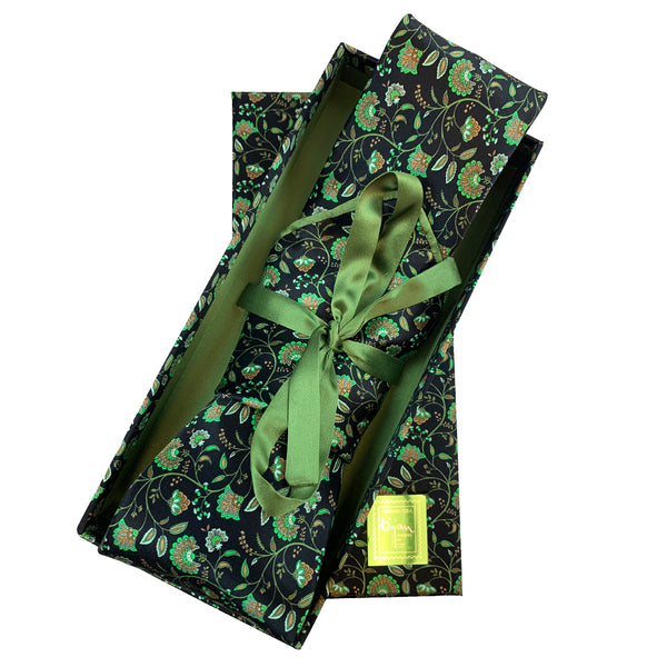 Bijan Pure Silk Tie Set