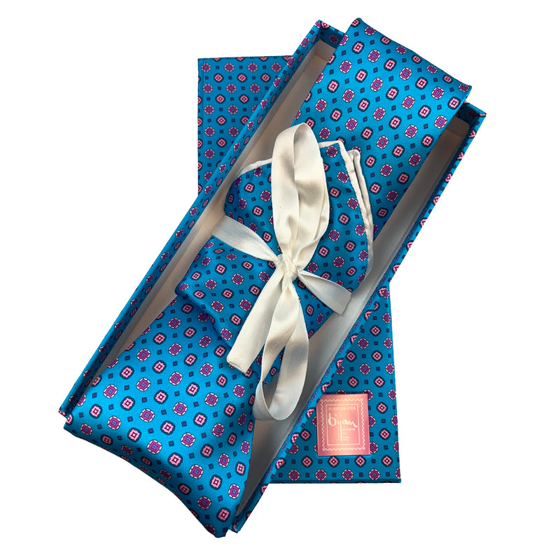 Bijan Pure Silk Tie Set