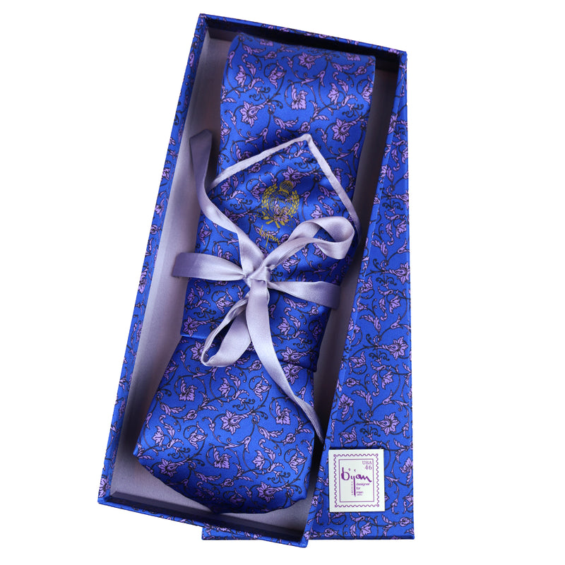 Bijan Pure Silk Tie Set