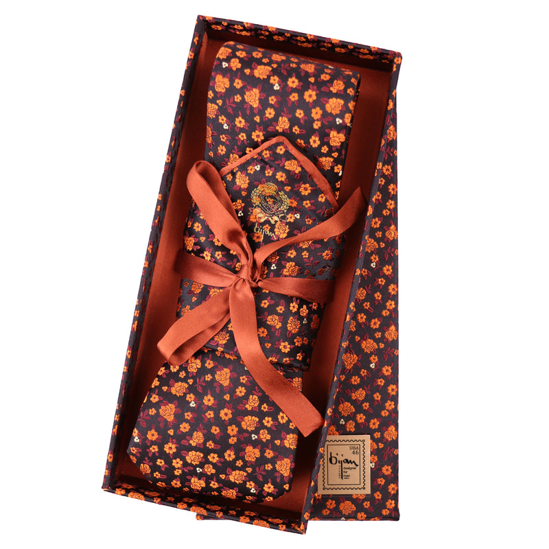Bijan Pure Silk Tie Set