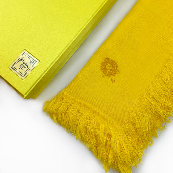 Yellow Cashmere Shawl