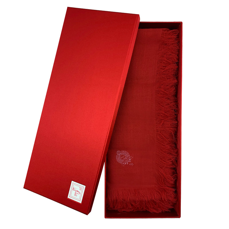 Red Cashmere Shawl