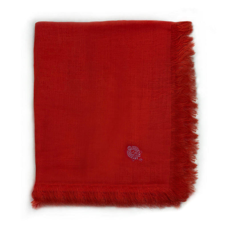 Red Cashmere Shawl