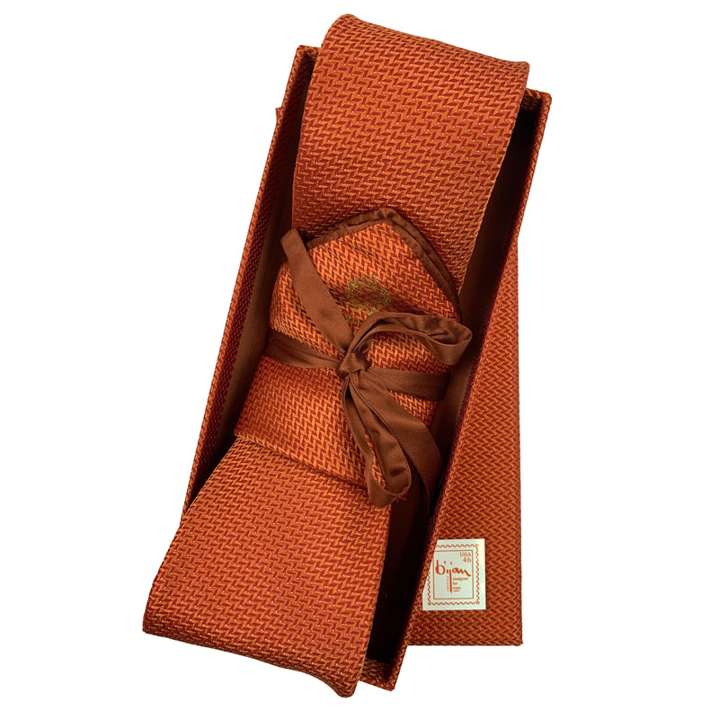 Bijan Pure Silk Tie Set